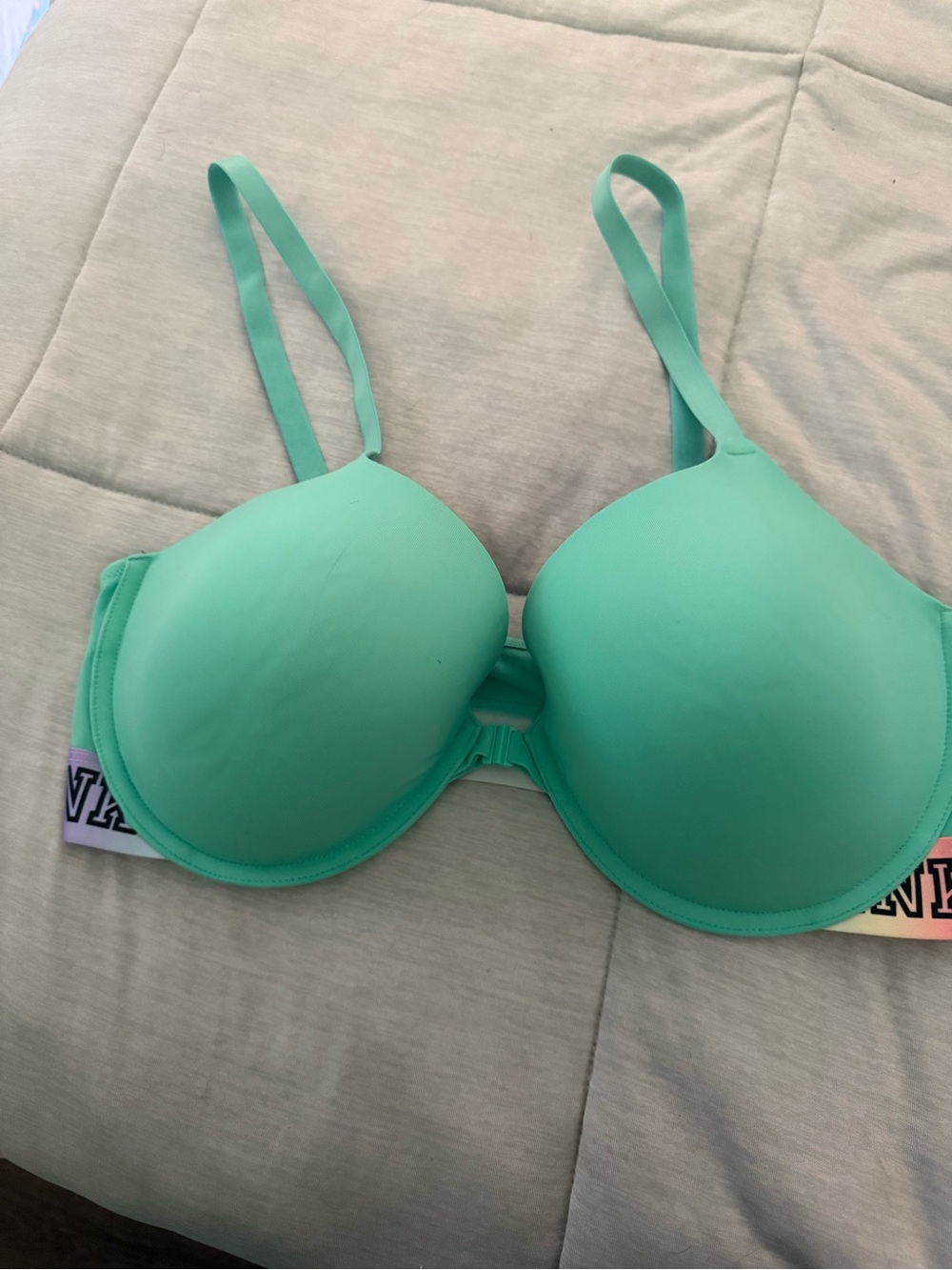 PINK Victoria's Secret Teal Green Bra